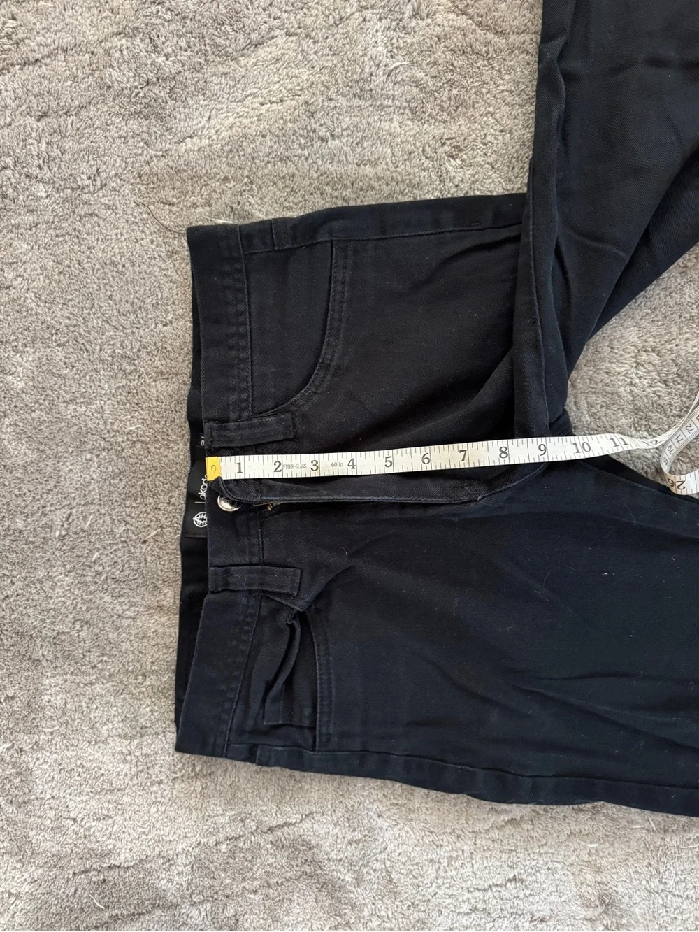 Akademiks Black Cotton Blend Jeans